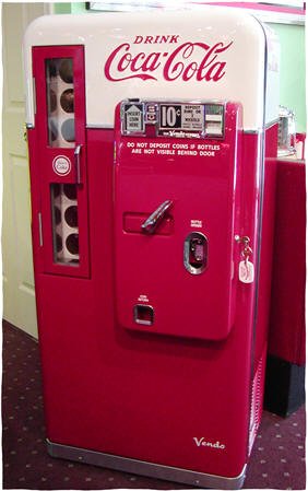 Vendo 56 Dr Pepper Machine - Bars and Booths