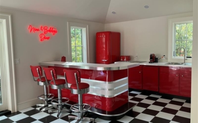 Custom Bar with Kitchenette