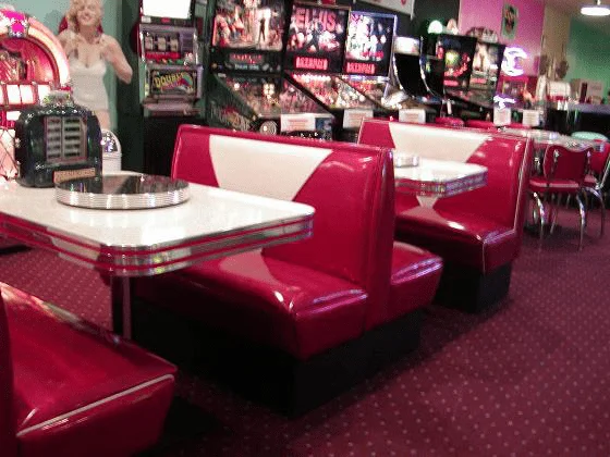 The perfect Retro TCB Diner Booth Set